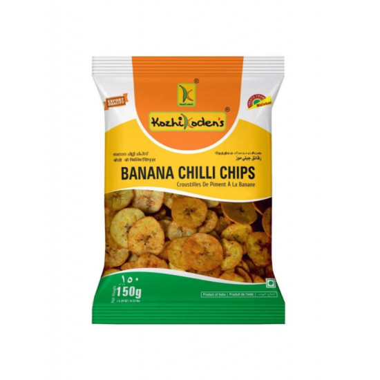 KK. BANANA CHILLY CHIPS 25X150 GM