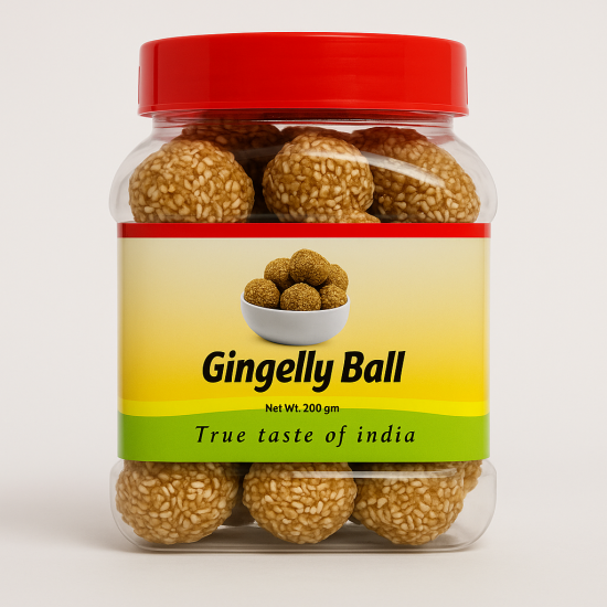 GV. GINGELLY BALL WHITE - JAR 24X250 GM