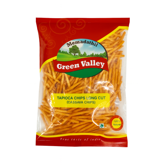 GV. TAPIOCA CHIPS-L/CUT SPICY 25X180 GM
