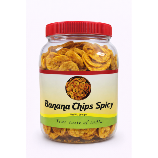 GV. BANANA CHIPS SPICY - JAR 15X250 GM