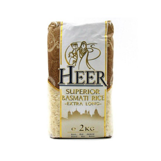 HEER LONG GRAIN BASMATI RICE 4X2KG