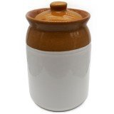 CERAMIC POT (BHARANI) WITH LID - SMALL