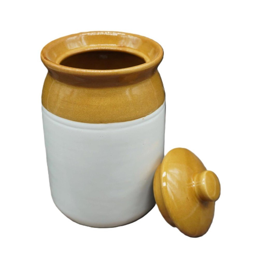 CERAMIC POT (BHARANI) WITH LID - SMALL