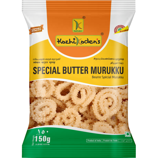 KK. SPECIAL BUTTER MURUKKU 25X150GM