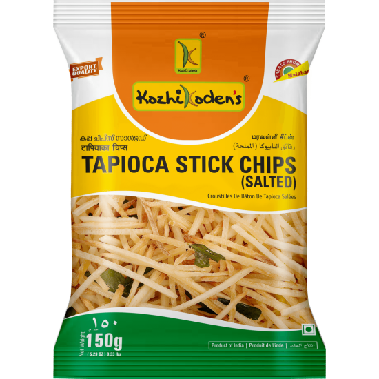 KK. TAPIOCA STICK CHIPS SALTED 25X150GM
