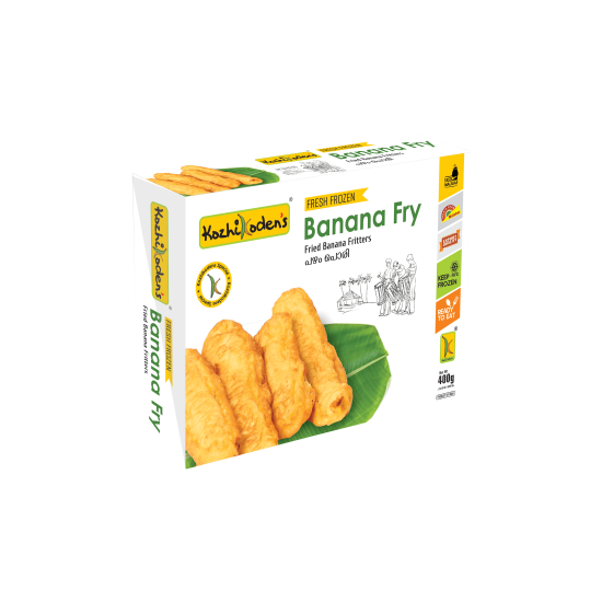 KK. BANANA FRY 16X400 GM