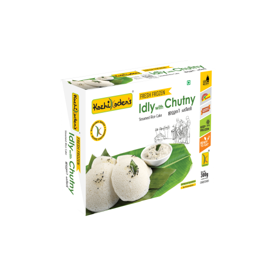 KK. IDLI WITH CHUTNEY (FRZN) 16X300 GM