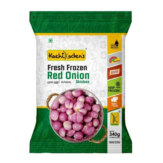 KK. RED ONION SKINLESS (FRZN) 24X340 GM