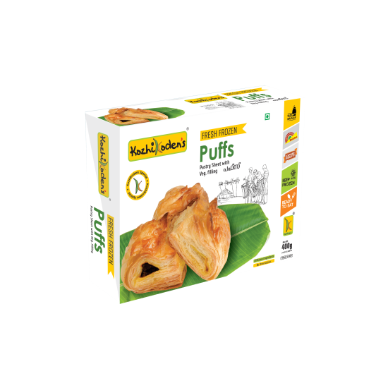 KK. VEGETABLE PUFFS 16X400 GM