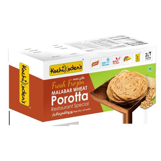 KK. WHEAT POROTTA 20PCS 6 X 2 KG