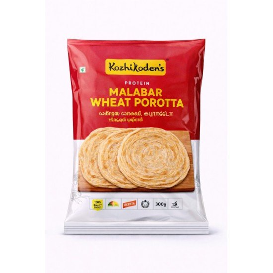 KK. WHEAT POROTTA 24X300 GM