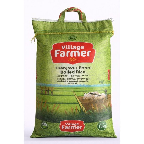 VILLAGE FARMER PONNI BOILED RICE 10 KG