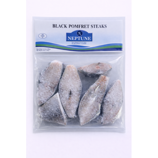 NEPT. BLACK POMFRET CUT (FRZN) 15X600G